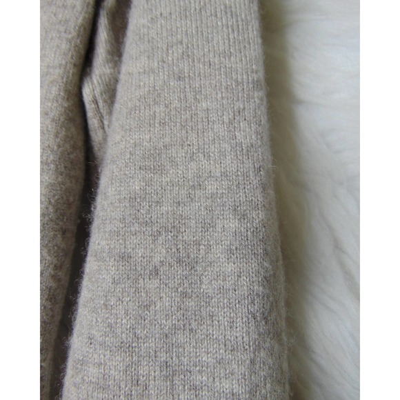 Christopher Fischer | Women's Sweater Deer Oatmeal 100% Cashmere Size Small - Picture 3 of 4